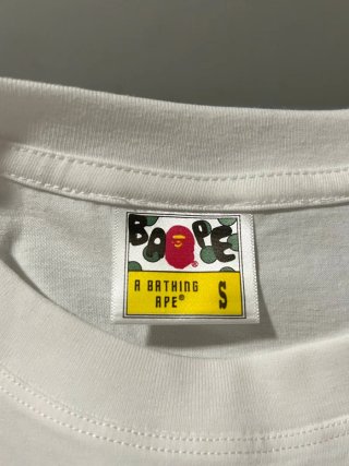 Camiseta BAPE Blanca S  Estampado Nueva estrenar