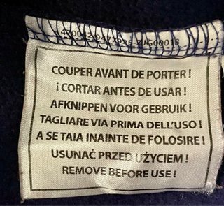 Sudadera Polar TEX Azul Talla XXL