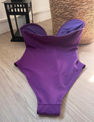 Bañador Corsé Zara Morado