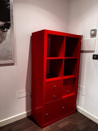 Estantería Roja Ikea