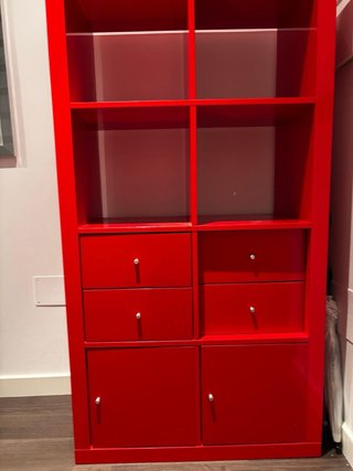 Estantería Roja Ikea