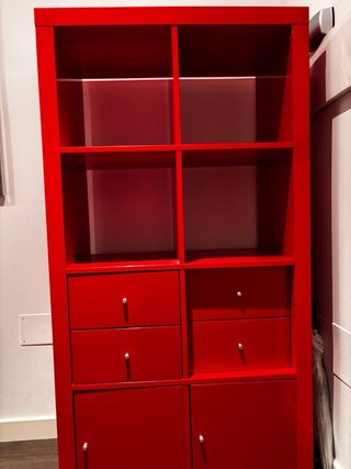 Estantería Roja Ikea