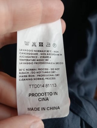 Vestito in lino blu Conbipel