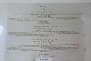 Set Perfume Gucci by Gucci Negro y Dorado