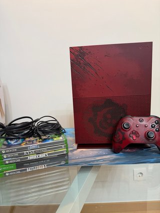 Xbox One S Edición Gears of War Roja