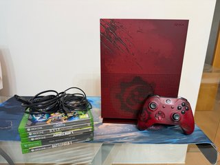 Xbox One S Edición Gears of War Roja