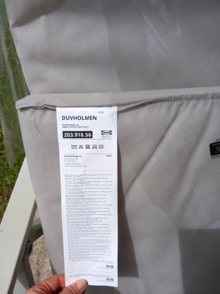 Colchoneta Beige y Blanca