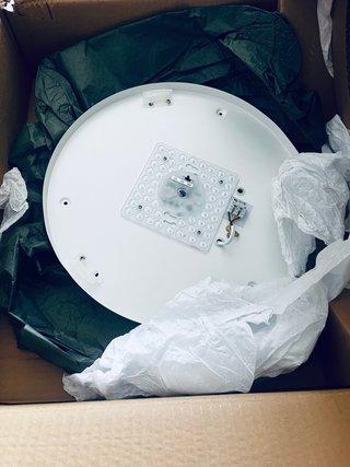 Lámpara LED Sklum Transparente/Blanca