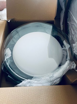 Lámpara LED Sklum Transparente/Blanca