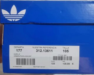 Zapatillas Adidas Celestes y Blancas