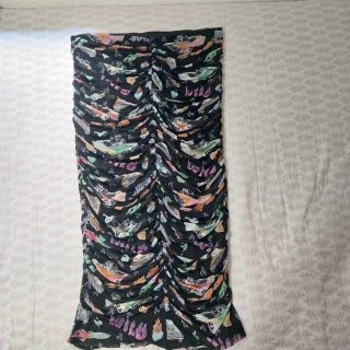 Falda midi Bimba y Lola estampada