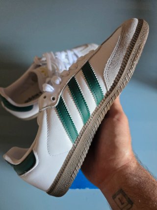 Adidas Samba OG Talla 38 Blanco Verde