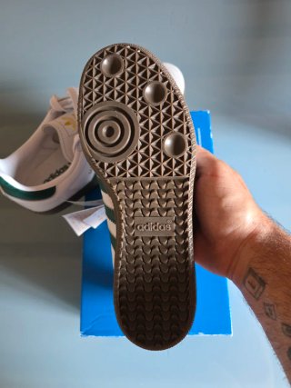 Adidas Samba OG Talla 38 Blanco Verde