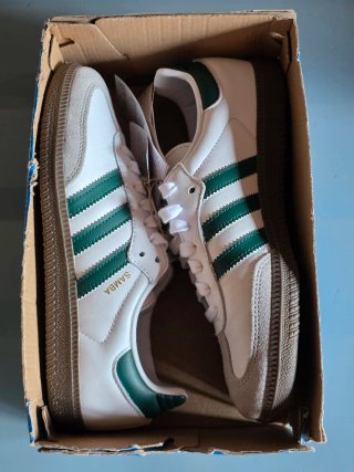Adidas Samba OG Talla 38 Blanco Verde