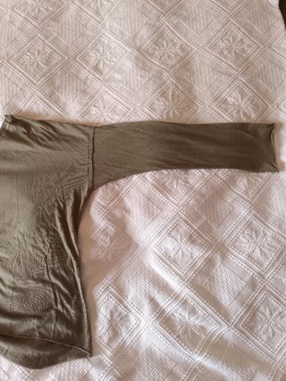 Camiseta manga larga verde mujer