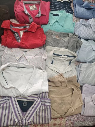 Lote de Camisas, Polos y Cazadoras.