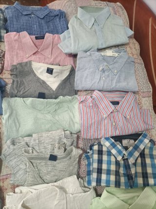 Lote de Camisas, Polos y Cazadoras.