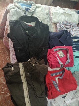 Lote de Camisas, Polos y Cazadoras.
