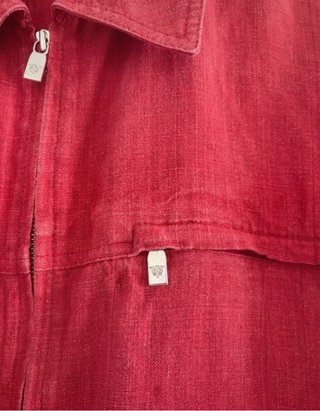 Chaqueta Lino Hombre Caramelo Talla 56