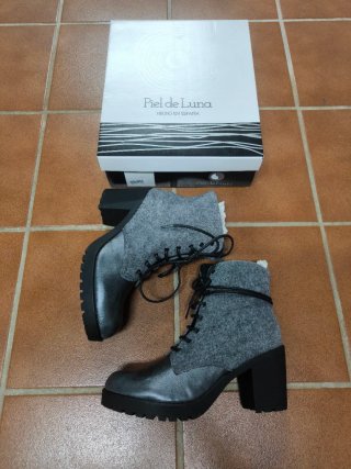 Botines Piel de Luna Talla 39 Mujer Nuevas