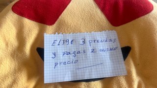 Elige 3 prendas, paga 2