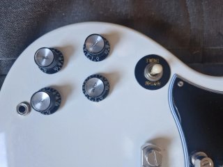Epiphone SG Zurda Blanca