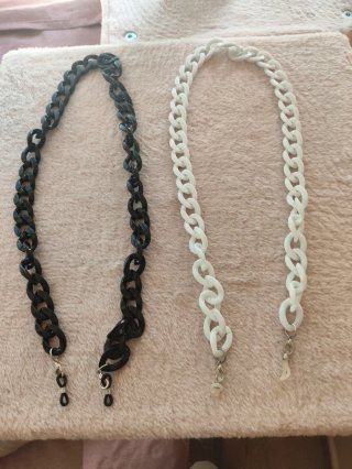 Cordón para gafas cadena acrílica