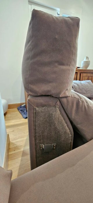 Sofá 3 plazas con chaiselongue gris