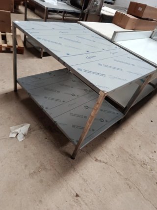 MESA CENTRAL ACERO 119X90X85 MIRA MI PERFIL