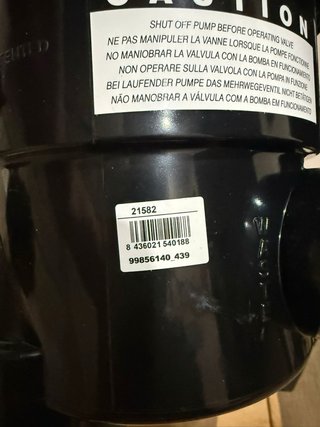 SIN USAR --Válvula Selectora Piscina 1 1/2 2