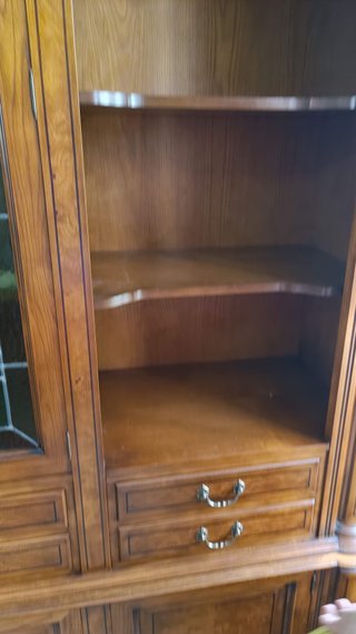 Librería Mueble Almacenaje Vidriera Madera
