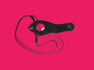 Colgador de gafas cebra