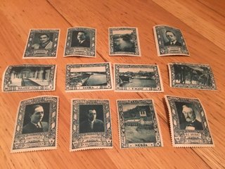 12 francobolli della Catalogna con temi vari
