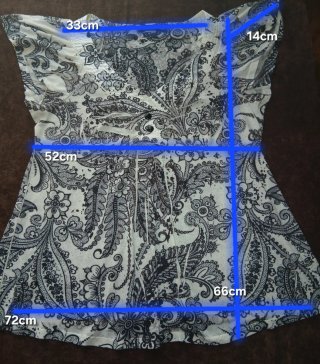 Camiseta Apt. 9 Estampado Paisley Talla M
