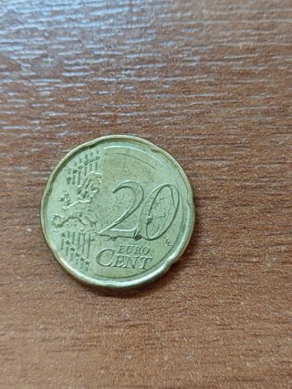 Moneda 20 céntimos Bélgica 2011