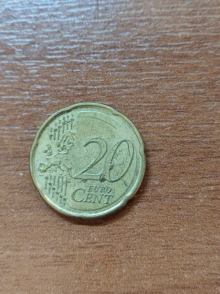 Moneda 20 céntimos Bélgica 2011