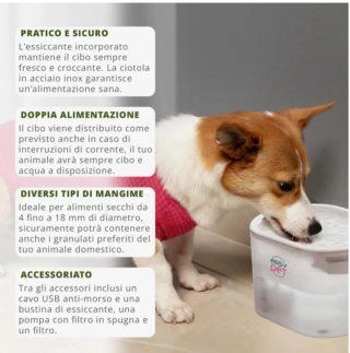 Easy Pet Dispenser Ciotole Acqua Cibo