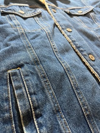 Chaqueta Vaquera Pull&Bear Talla L Forro Polar