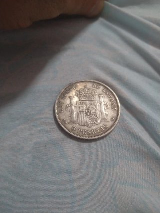 2 Monedas de Alfonso XII 1878 5 Pesetas