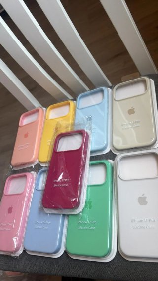 Fondi in silicone per iPhone 17 Pro Apple