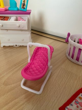 Set de Muebles y Accesorios para Bebé Barbie