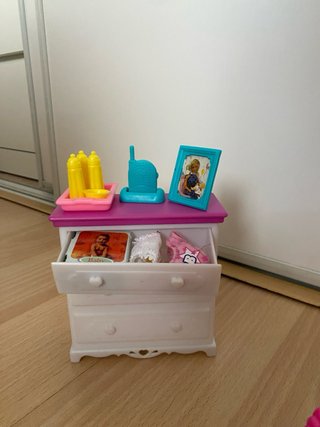 Set de Muebles y Accesorios para Bebé Barbie
