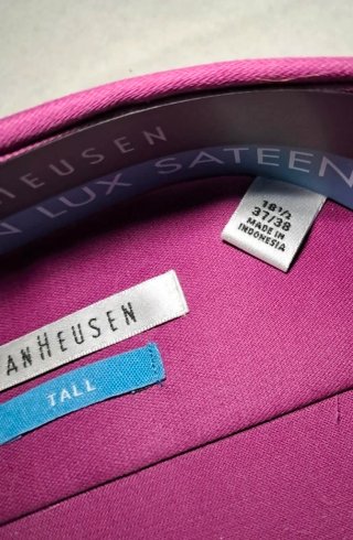 Camisa hombre Van Heusen Fucsia Talla XXL Nueva