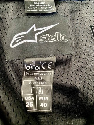 Pantalón de cuero Alpinestars para chica