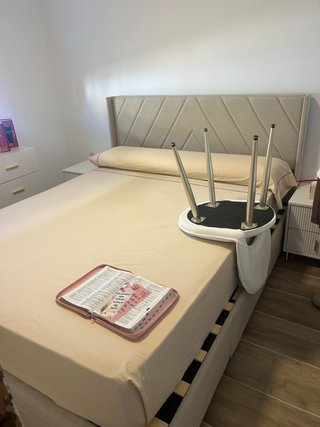 Cama 160 cm Beige