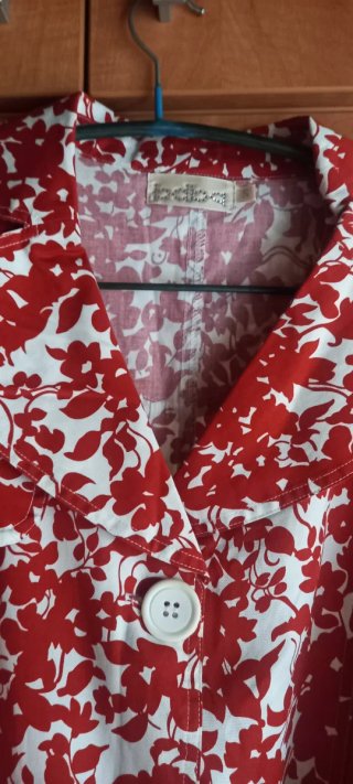 Vestido midi estampado flores Talla S