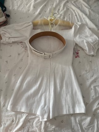 Elisabetta Franchi Jumpsuit Bianco Rosa XS