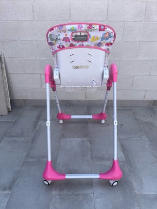 Trona de bebé con estampado de elefantes