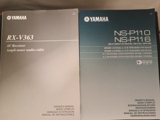 Amplificador Yamaha RX-V363 y altavoces 5.1