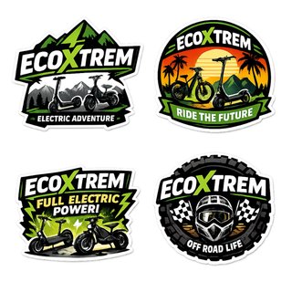 Pegatinas ECOXTREM Patinete Eléctrico